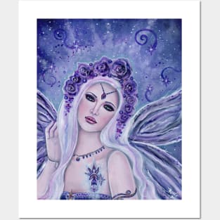 Magical encounter fairy by Renee Lavoie Posters and Art